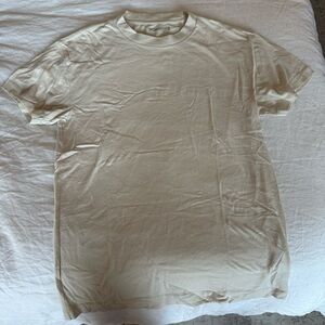 Abercrombie & Fitch Beige Short Sleeve Tee